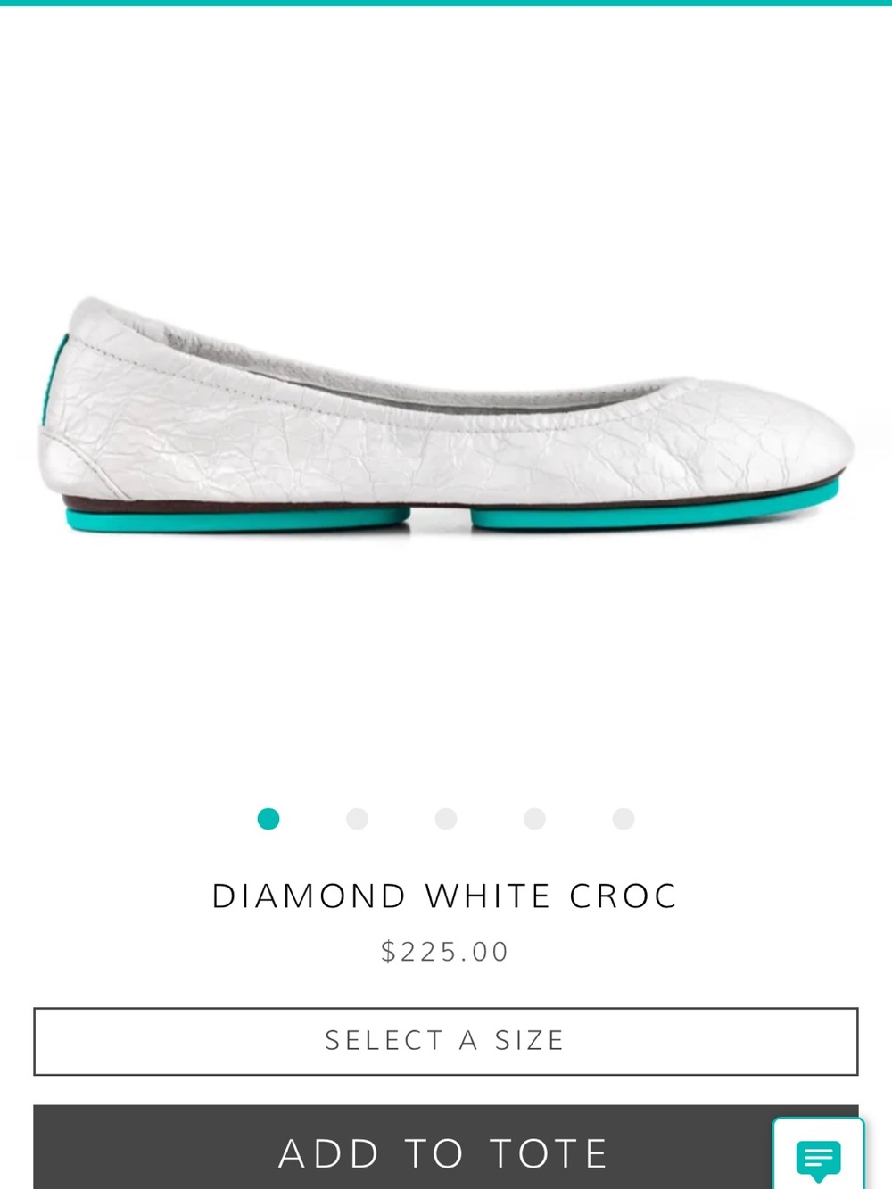 Diamond White Croc Tieks